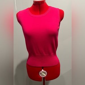 Pink sleeveless sweater